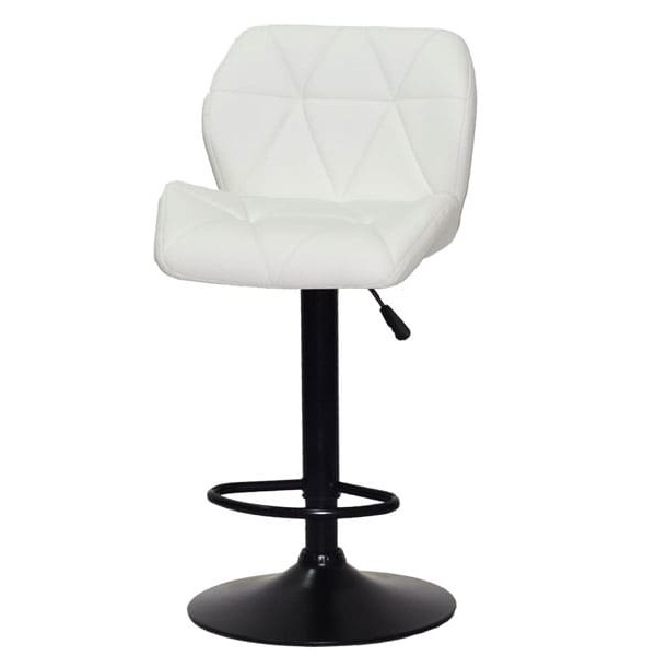 Барный стул Onder Mebli Set BAR BK - BASE Белый Экокожа-1
