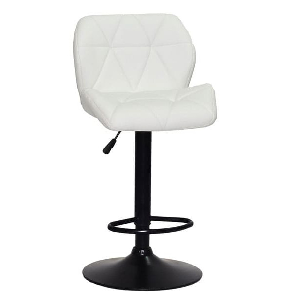 Барный стул Onder Mebli Set BAR BK - BASE Белый Экокожа-0