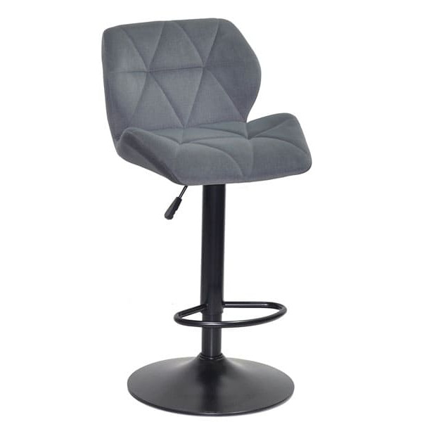 Барный стул Onder Mebli Set BAR BK - BASE Серый B-1004 Бархат-0