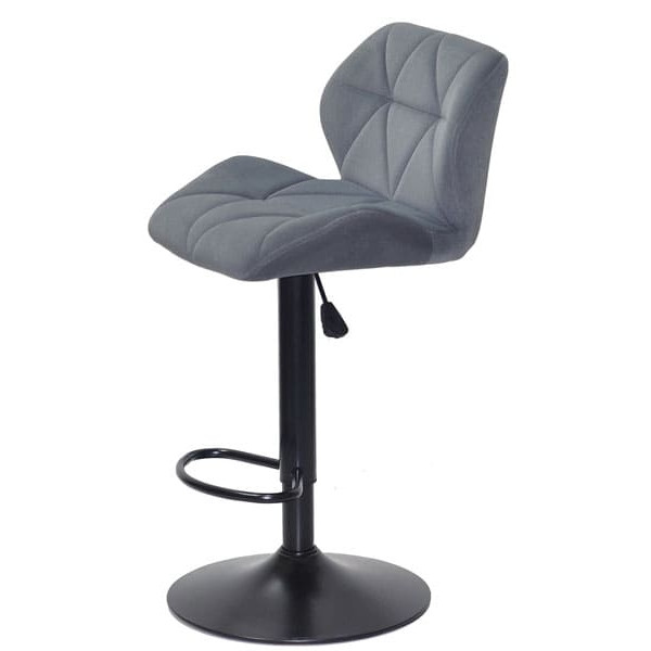 Барный стул Onder Mebli Set BAR BK - BASE Серый B-1004 Бархат-3