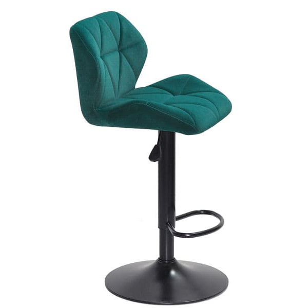 Барный стул Onder Mebli Set BAR BK - BASE Зеленый B-1003 Бархат-2