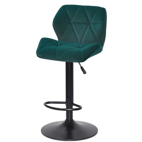 Барный стул Onder Mebli Set BAR BK - BASE Зеленый B-1003 Бархат-1