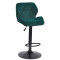 Барный стул Onder Mebli Set BAR BK - BASE Зеленый B-1003 Бархат-0-thumb