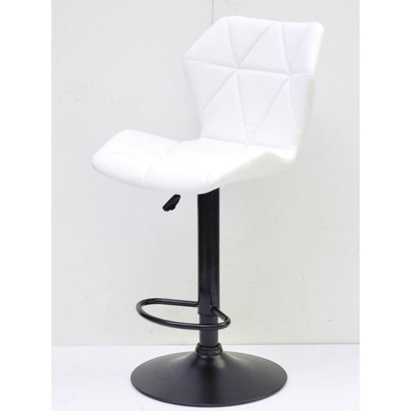 Барний стілець Onder Mebli Torino BAR BK - BASE Білий Екошкіра-1