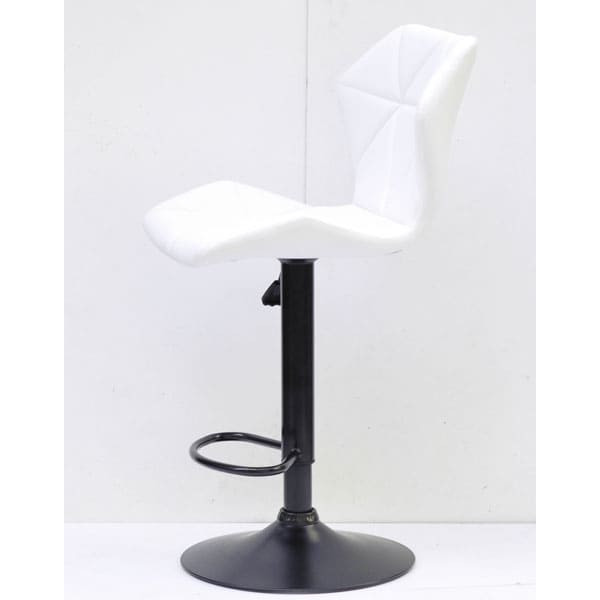 Барний стілець Onder Mebli Torino BAR BK - BASE Білий Екошкіра-2