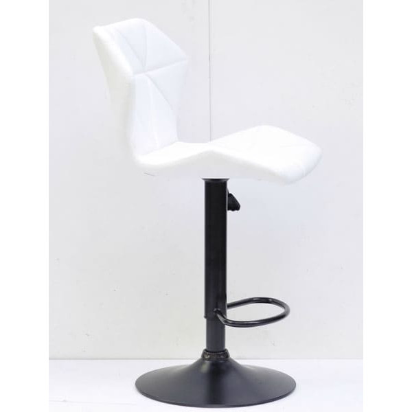 Барний стілець Onder Mebli Torino BAR BK - BASE Білий Екошкіра-3