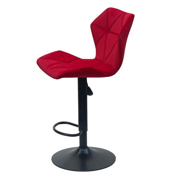 Барний стілець Onder Mebli Torino BAR BK - BASE Червоний B-1016 Оксамит-3