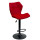 Барный стул Onder Mebli Torino BAR BK - BASE Красный B-1016 Бархат