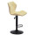 Барный стул Onder Mebli Torino BAR BK - BASE Молочный B-1020 Бархат
