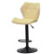 Барний стілець Onder Mebli Torino BAR BK - BASE Молочний B-1020 Оксамит-1-thumb