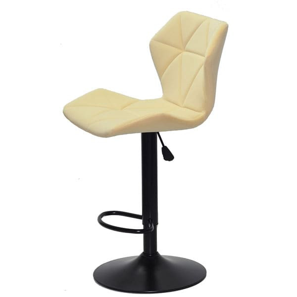 Барний стілець Onder Mebli Torino BAR BK - BASE Молочний B-1020 Оксамит-2