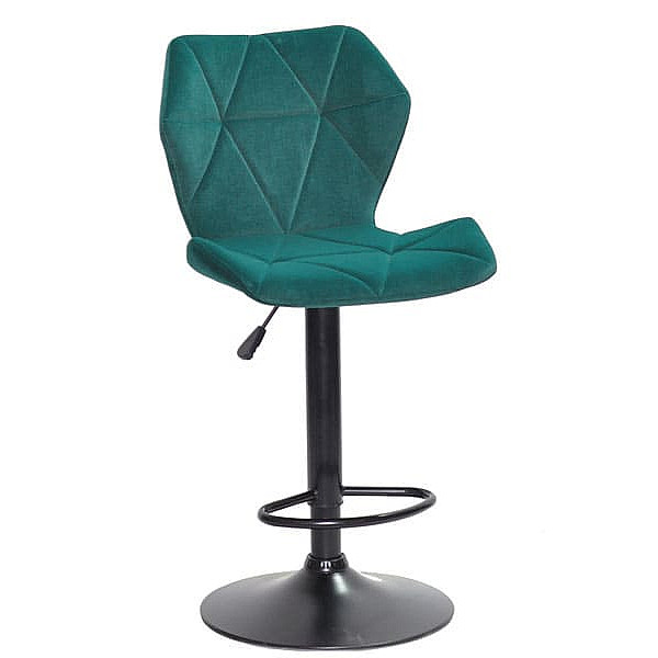 Барный стул Onder Mebli Torino BAR BK - BASE Зеленый B-1003 Бархат-0