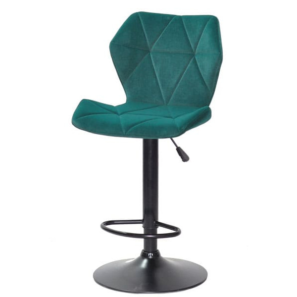 Барный стул Onder Mebli Torino BAR BK - BASE Зеленый B-1003 Бархат-1