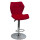 Барный стул Onder Mebli Torino BAR CH - BASE Красный В-1016 Бархат