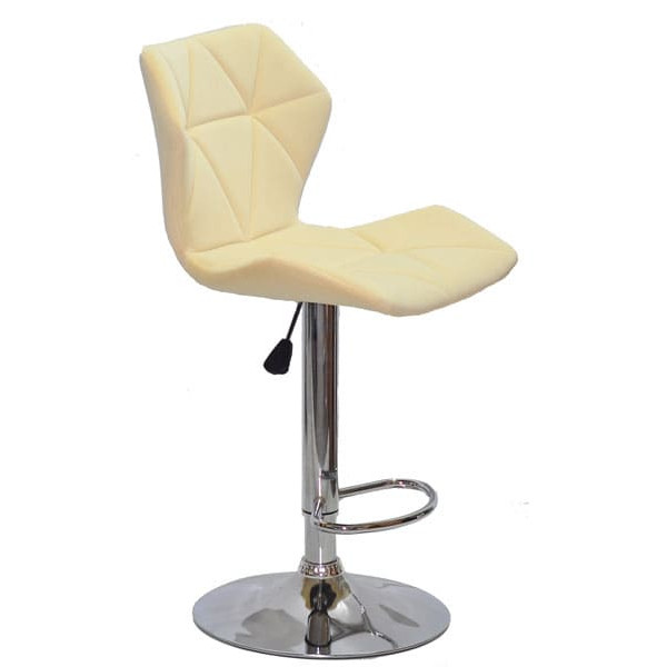 Барный стул Onder Mebli Torino BAR CH - BASE Молочный B-1020 Бархат-2