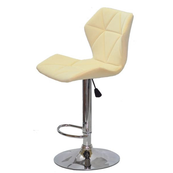Барный стул Onder Mebli Torino BAR CH - BASE Молочный B-1020 Бархат-3