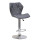 Барный стул Onder Mebli Torino BAR CH - BASE Серый 1001 Экокожа