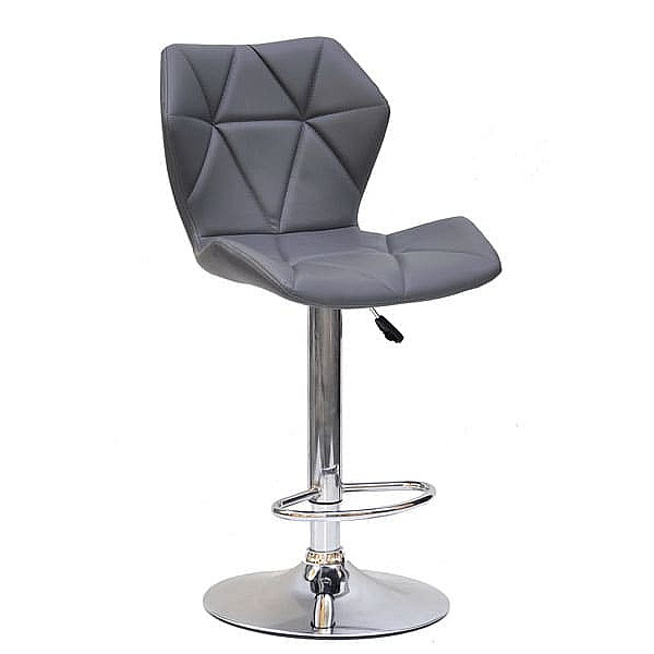 Барный стул Onder Mebli Torino BAR CH - BASE Серый 1001 Экокожа-0