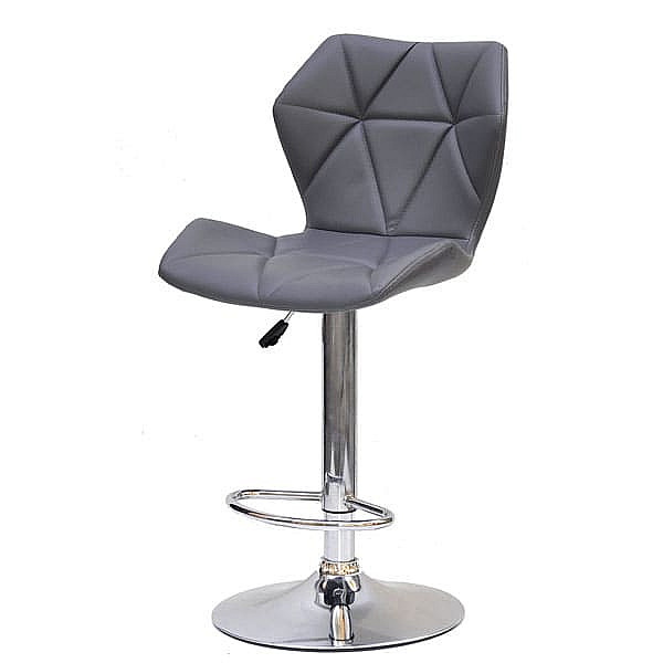 Барный стул Onder Mebli Torino BAR CH - BASE Серый 1001 Экокожа-1