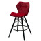 Полубарный стул Onder Mebli Greg BAR 65 - BK Красный B-1016 Бархат-1-thumb