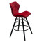 Полубарный стул Onder Mebli Greg BAR 65 - BK Красный B-1016 Бархат-3-thumb
