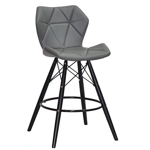 Напівбарний стілець Onder Mebli Greg BAR 65 - BK Сірий 1001-0