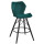 Полубарный стул Onder Mebli Greg BAR 65 - BK Зеленый B-1003 Бархат