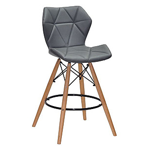 Напівбарний стілець Onder Mebli Greg BAR 65 Сірий 1001