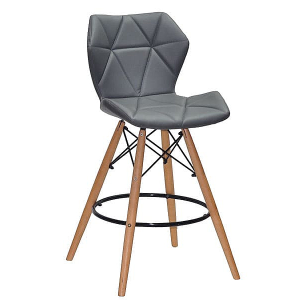 Напівбарний стілець Onder Mebli Greg BAR 65 Сірий 1001-0