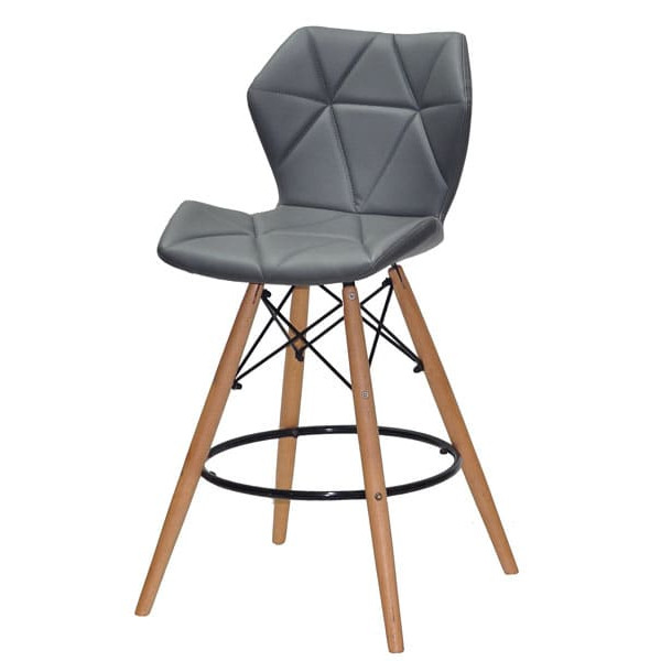 Напівбарний стілець Onder Mebli Greg BAR 65 Сірий 1001-1