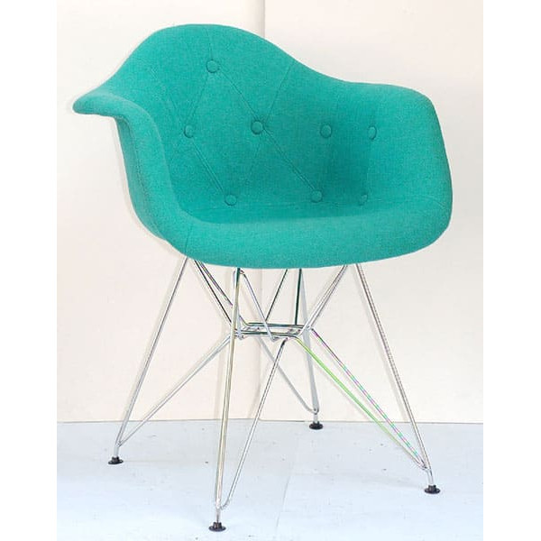 Кресло Onder Mebli Leon Soft-CH-ML Шерсть Бирюзовый W-18-0