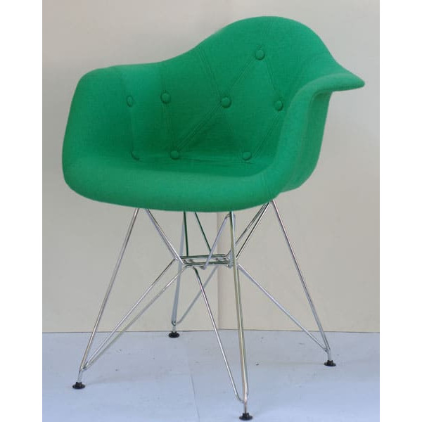 Кресло Onder Mebli Leon Soft-CH-ML Шерсть Зеленый W-17-1