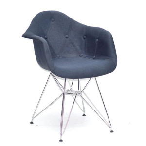 Кресло Onder Mebli Leon Soft CH-ML Вискоза Антрацит K-8