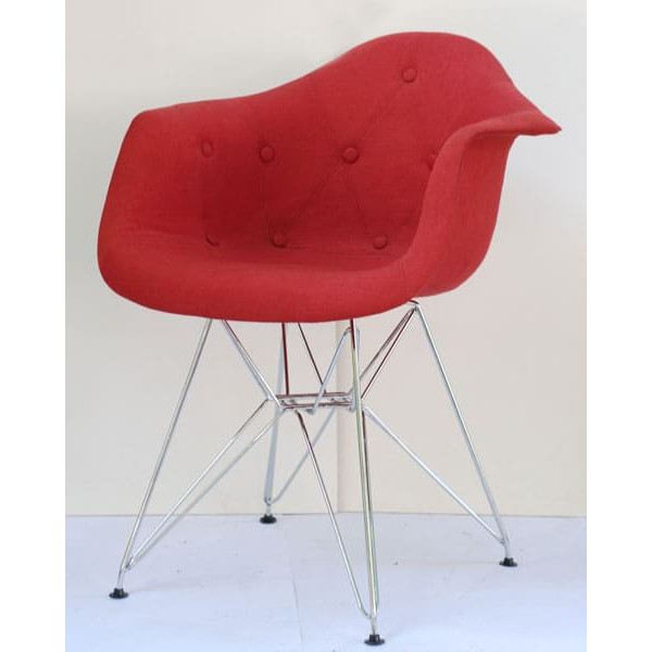 Кресло Onder Mebli Leon Soft-CH-ML Вискоза Красный K-9-1