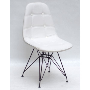 Стілець Onder Mebli Alex BK-ML Білий Екошкіра