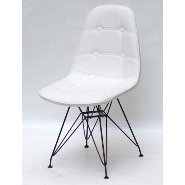 Стул Onder Mebli Alex BK-ML Белый Экокожа-1