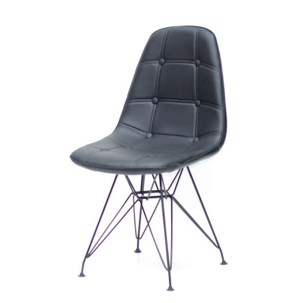 Стілець Onder Mebli Alex BK-ML Чорний Екошкіра-1