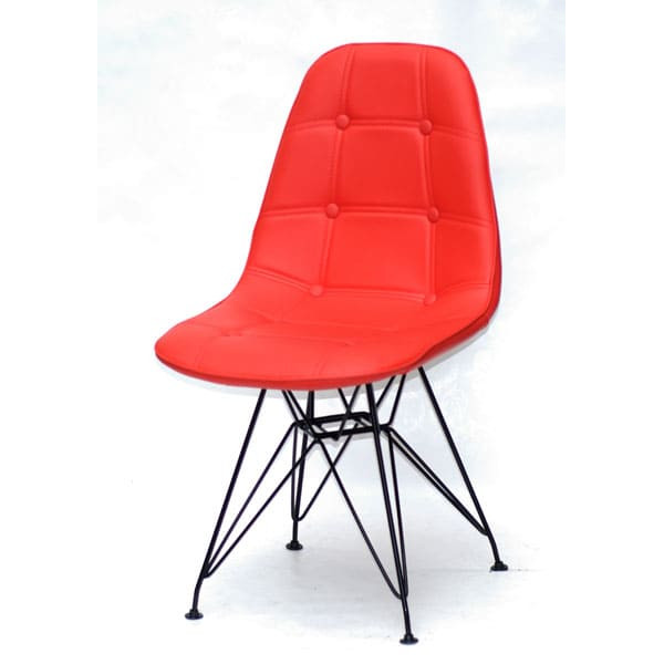 Стул Onder Mebli Alex BK-ML Красный 05 Экокожа-1