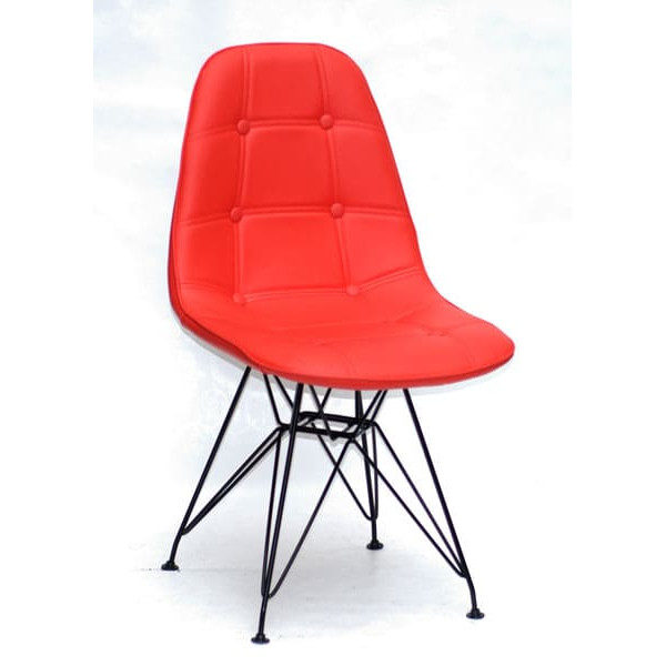 Стул Onder Mebli Alex BK-ML Красный 05 Экокожа-0