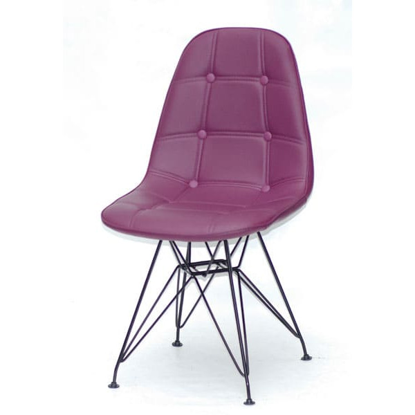 Стул Onder Mebli Alex BK-ML Пурпурный 61 Экокожа-1