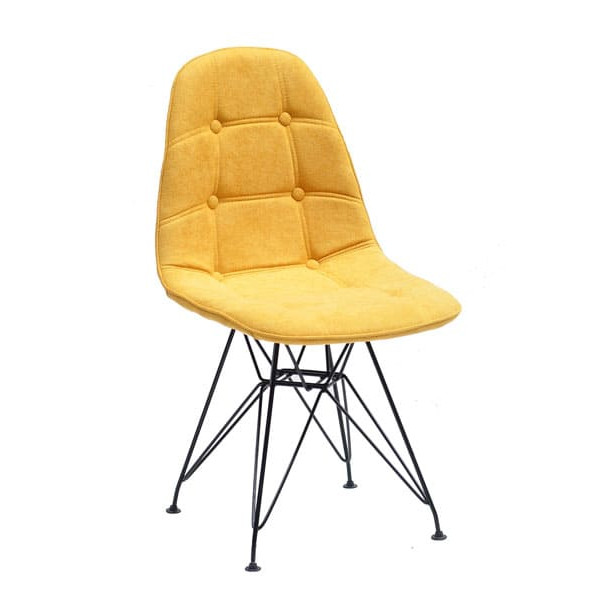 Стул Onder Mebli Alex BK-ML Шенилл Желтый G-100-0