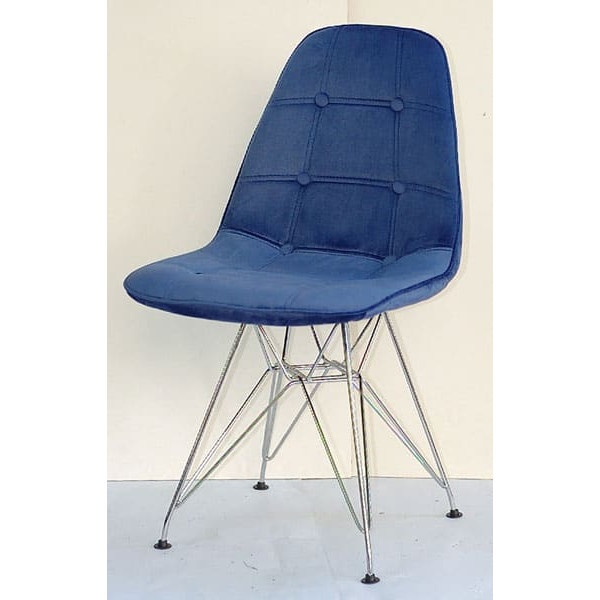 Стул Onder Mebli Alex CH-ML Бархат Синий B-1-1