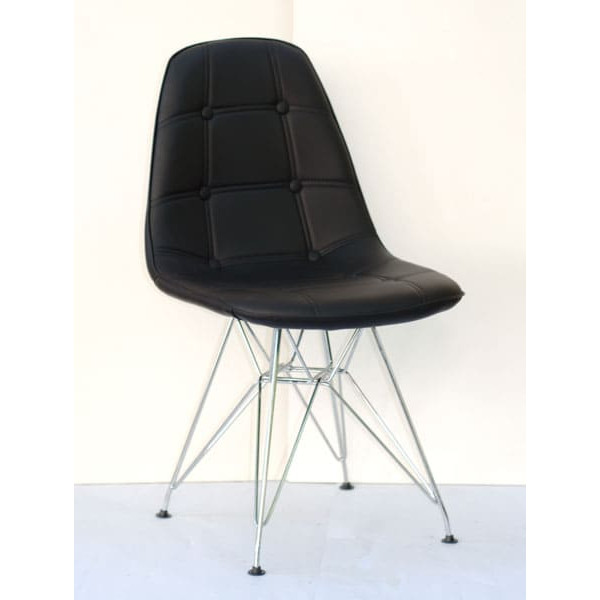 Стілець Onder Mebli Alex CH-ML Чорний Екошкіра-0