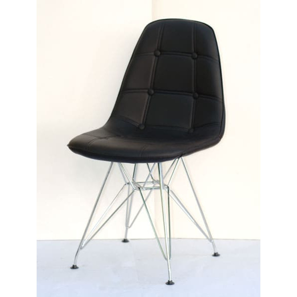 Стілець Onder Mebli Alex CH-ML Чорний Екошкіра-3