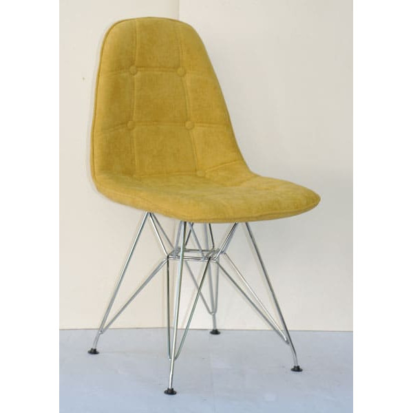 Стілець Onder Mebli Alex CH-ML Шеніл Жовтий G-100-0