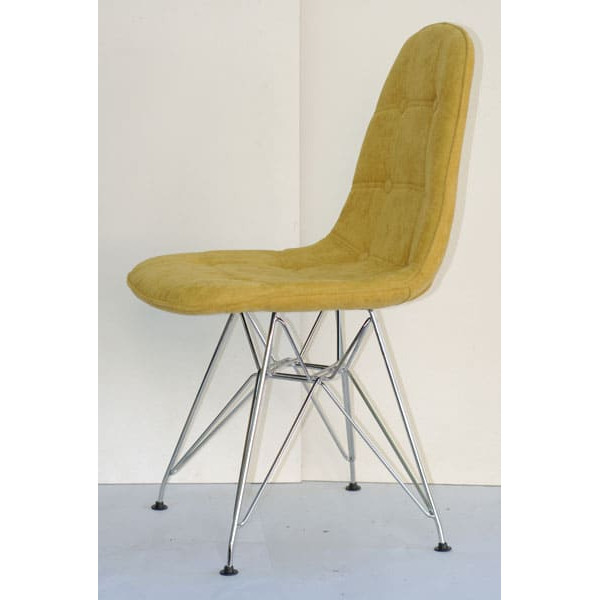 Стілець Onder Mebli Alex CH-ML Шеніл Жовтий G-100-1