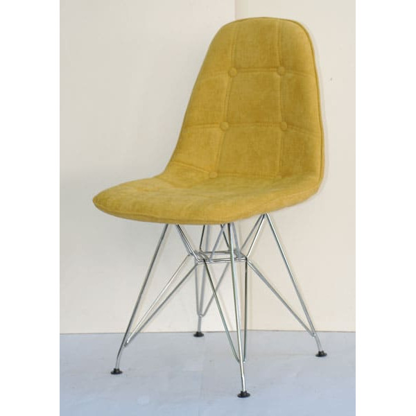 Стілець Onder Mebli Alex CH-ML Шеніл Жовтий G-100-3