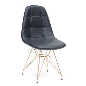 Стул Onder Mebli Alex GD-ML Черный Экокожа