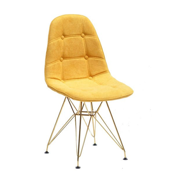 Стілець Onder Mebli Alex GD-ML Шеніл Жовтий G-100-0