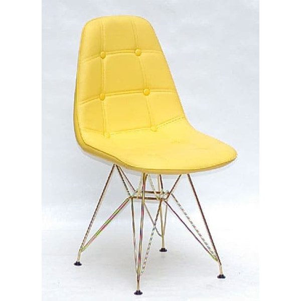Стул Onder Mebli Alex GD-ML Желтый 12 Экокожа-0